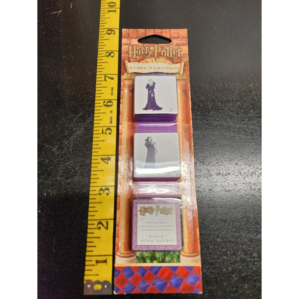 Harry Potter Rubber Stamp Strip With Dumbledore‎ & Snape